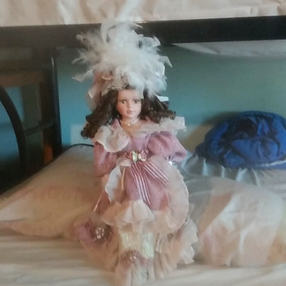 Porcelain girl doll.